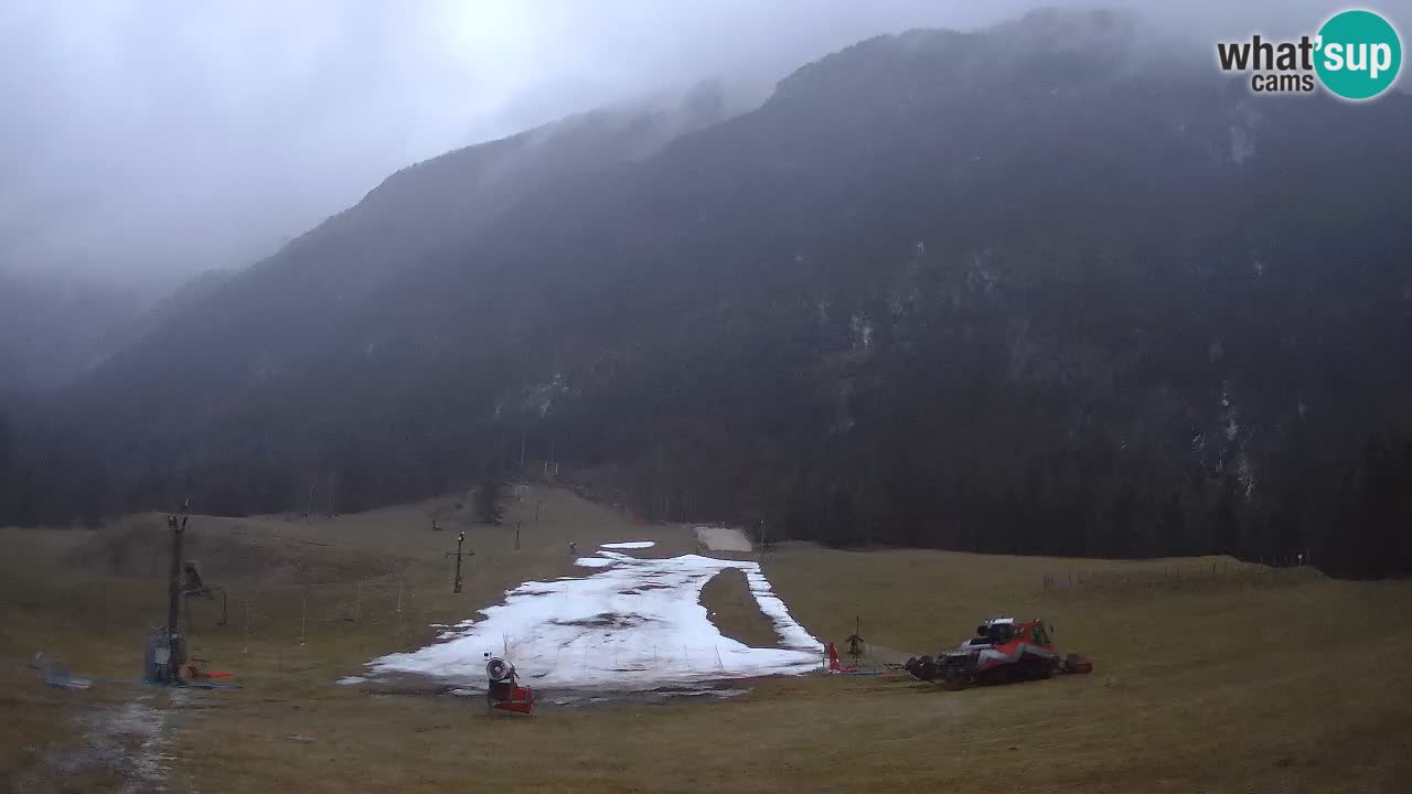 Cámara web en vivo Estación de esquí Log pod Mangartom – Bovec – Eslovenia