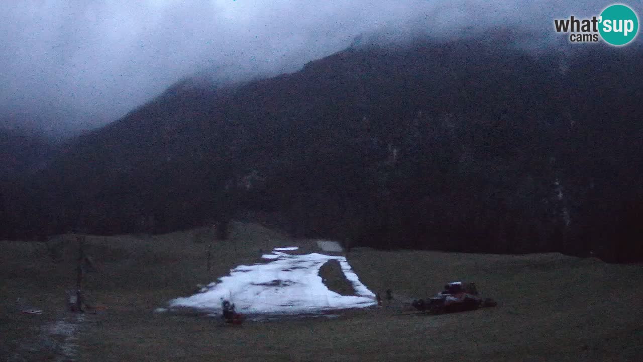 Spletna kamera Smučišče Log pod Mangartom – Bovec