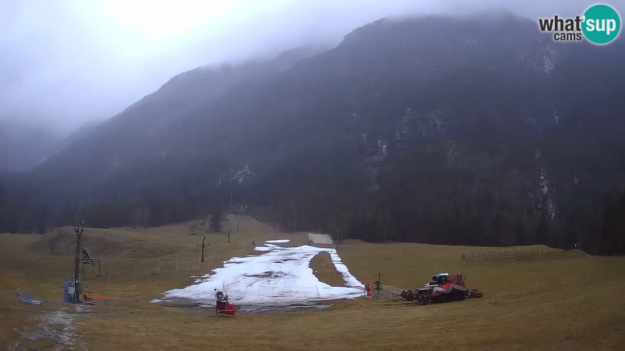 Cámara web en vivo Estación de esquí Log pod Mangartom – Bovec – Eslovenia