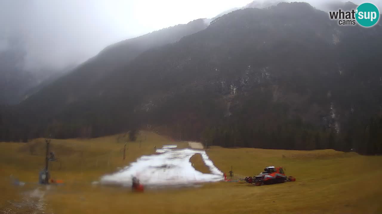 Spletna kamera Smučišče Log pod Mangartom – Bovec