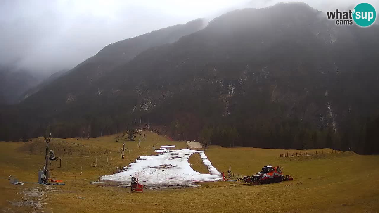 Cámara web en vivo Estación de esquí Log pod Mangartom – Bovec – Eslovenia