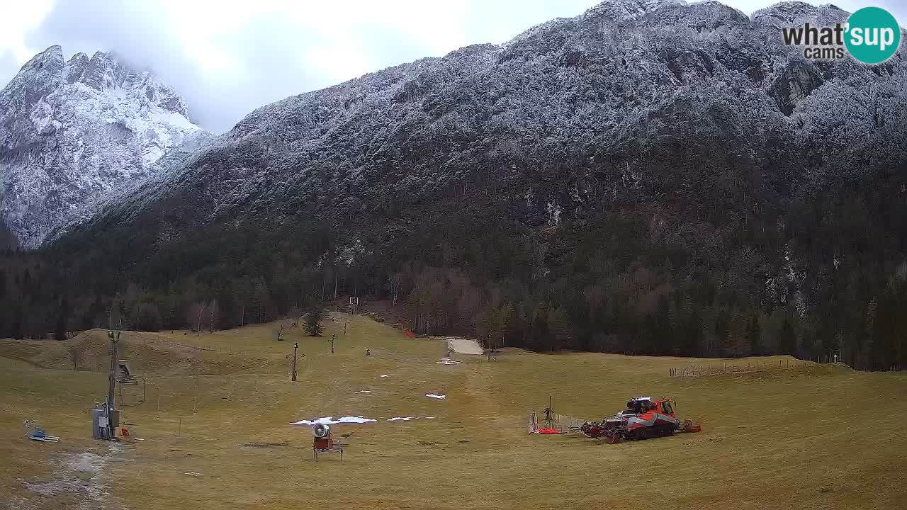 Cámara web en vivo Estación de esquí Log pod Mangartom – Bovec – Eslovenia