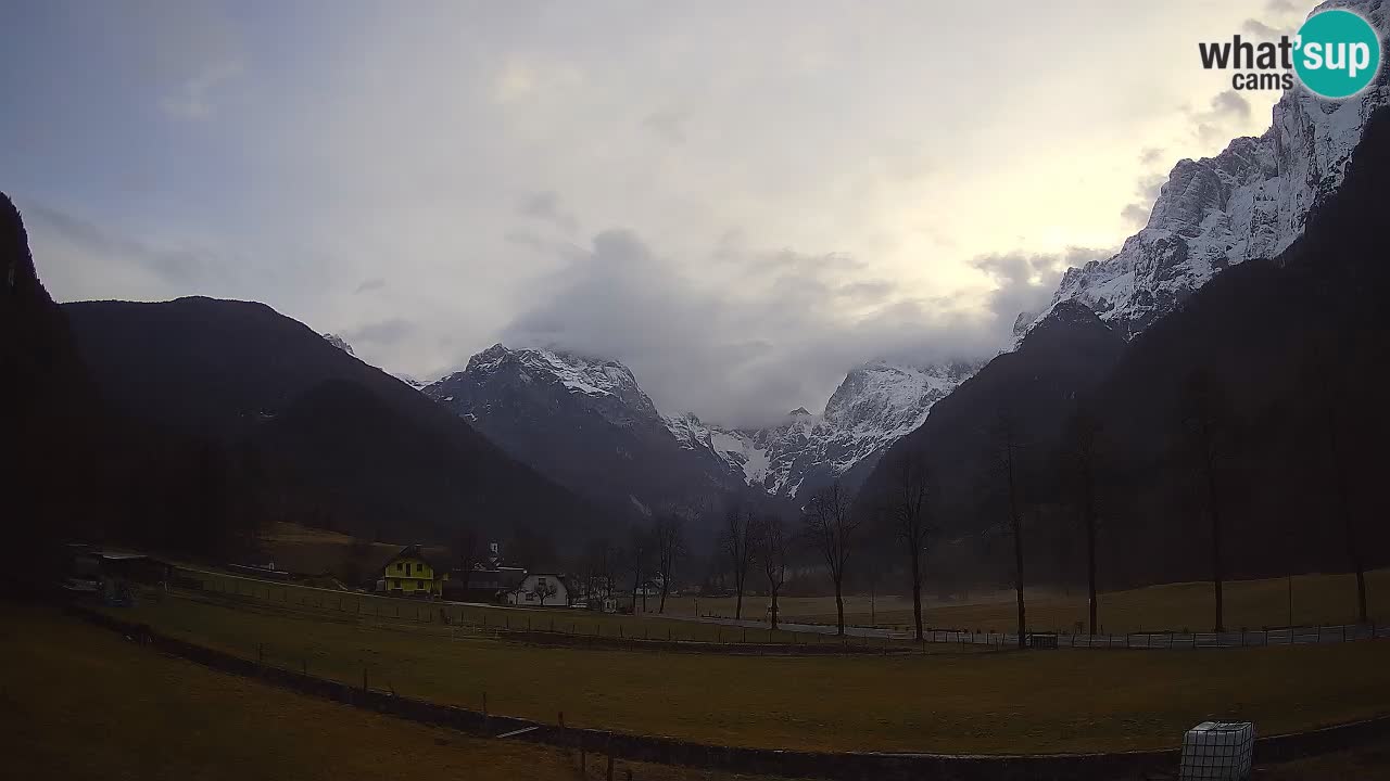 Cámara web en vivo Estación de esquí Log pod Mangartom – Bovec – Eslovenia