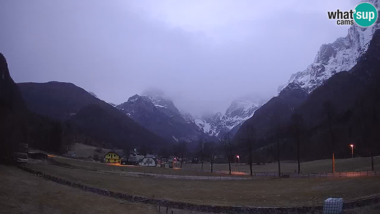 Cámara web en vivo Estación de esquí Log pod Mangartom – Bovec – Eslovenia