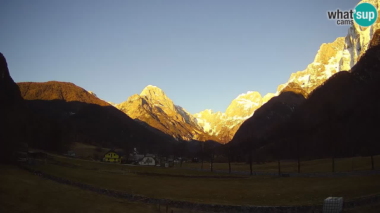 Cámara web en vivo Estación de esquí Log pod Mangartom – Bovec – Eslovenia