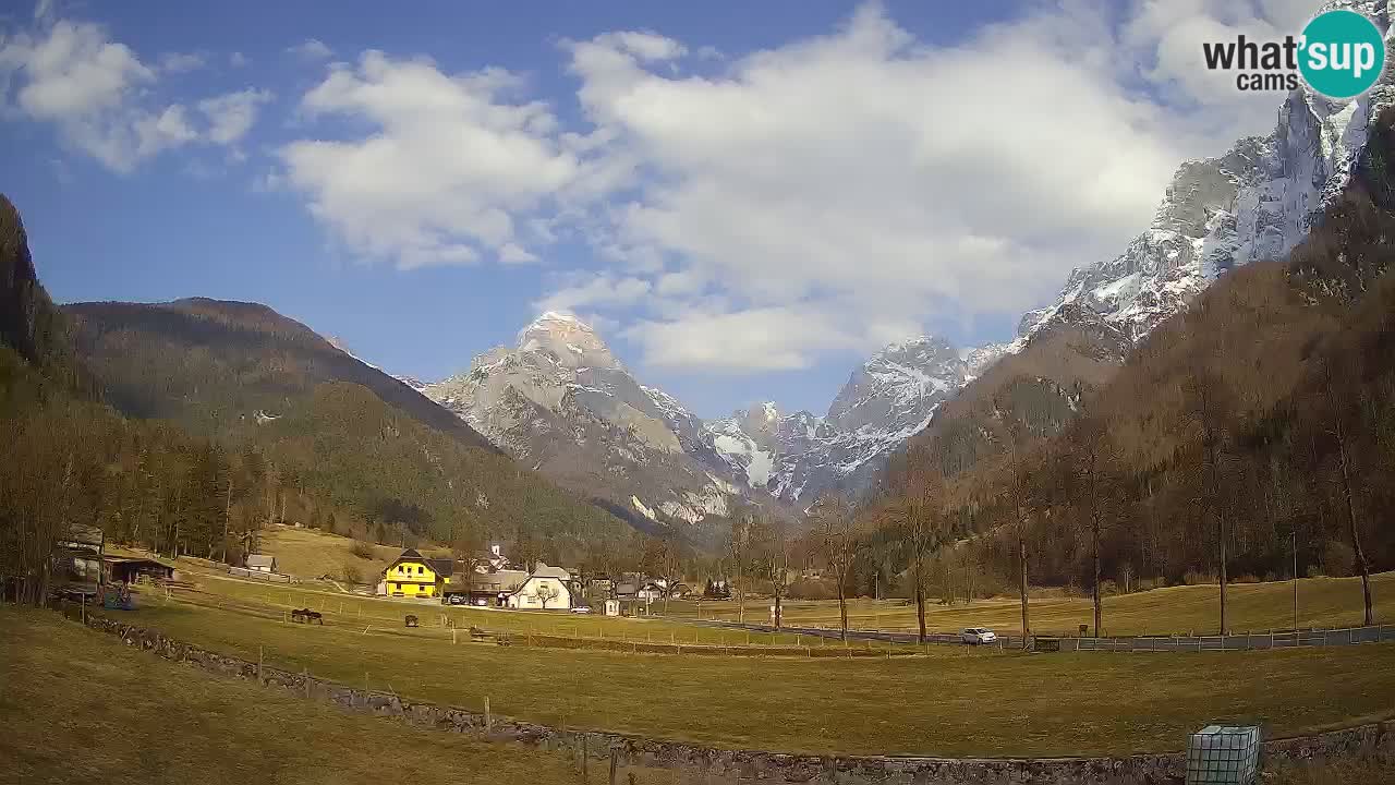 Cámara web en vivo Estación de esquí Log pod Mangartom – Bovec – Eslovenia