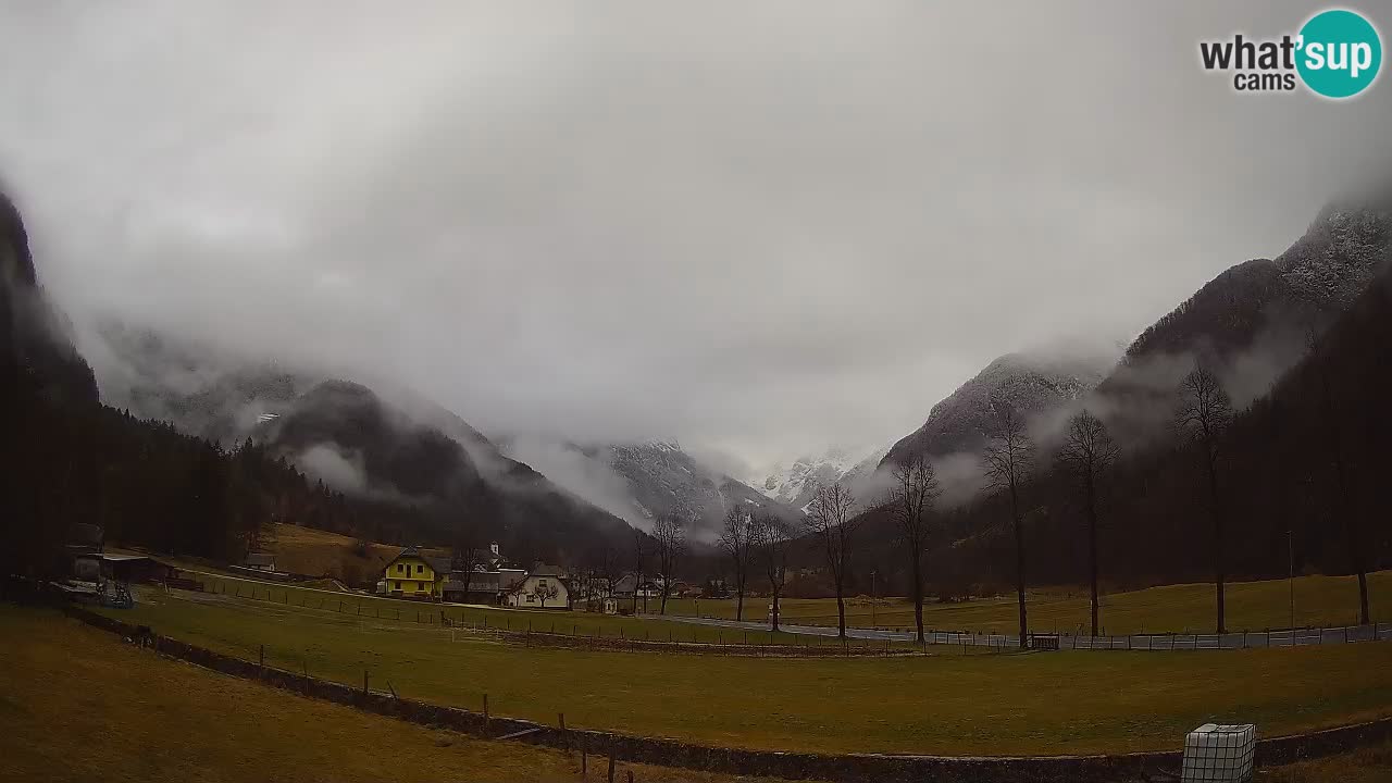 Cámara web en vivo Estación de esquí Log pod Mangartom – Bovec – Eslovenia