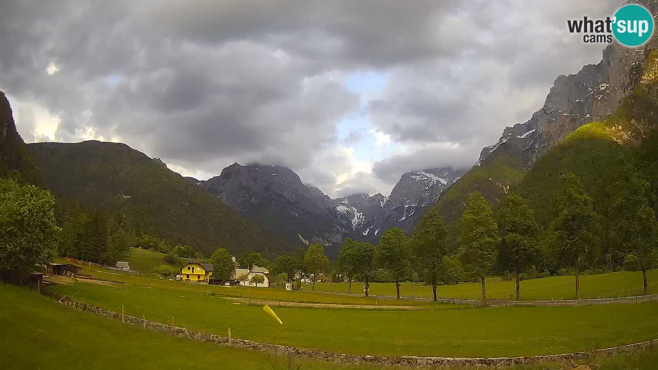 Cámara web en vivo Estación de esquí Log pod Mangartom – Bovec – Eslovenia