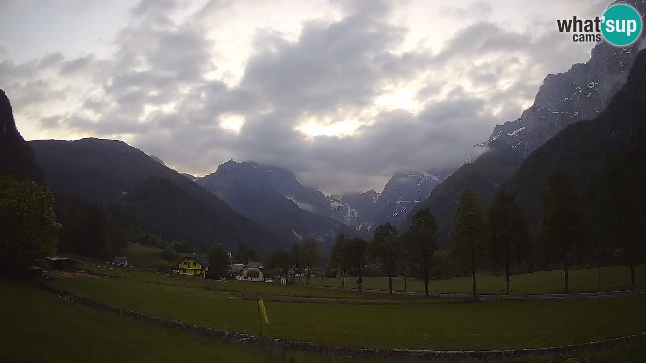 Cámara web en vivo Estación de esquí Log pod Mangartom – Bovec – Eslovenia