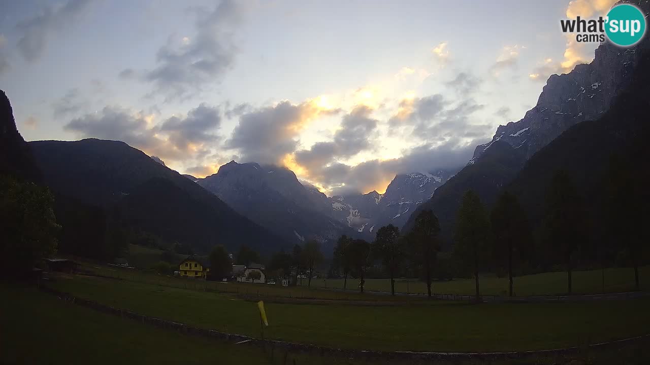 Cámara web en vivo Estación de esquí Log pod Mangartom – Bovec – Eslovenia