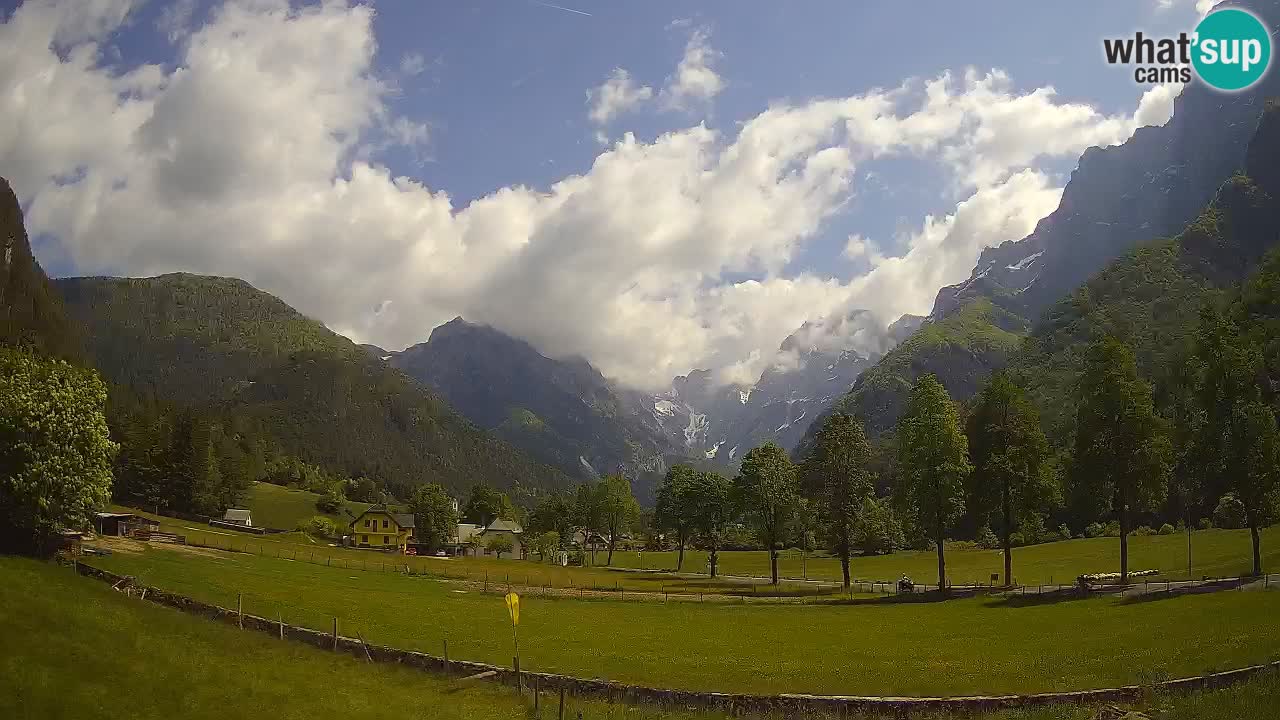 Cámara web en vivo Estación de esquí Log pod Mangartom – Bovec – Eslovenia