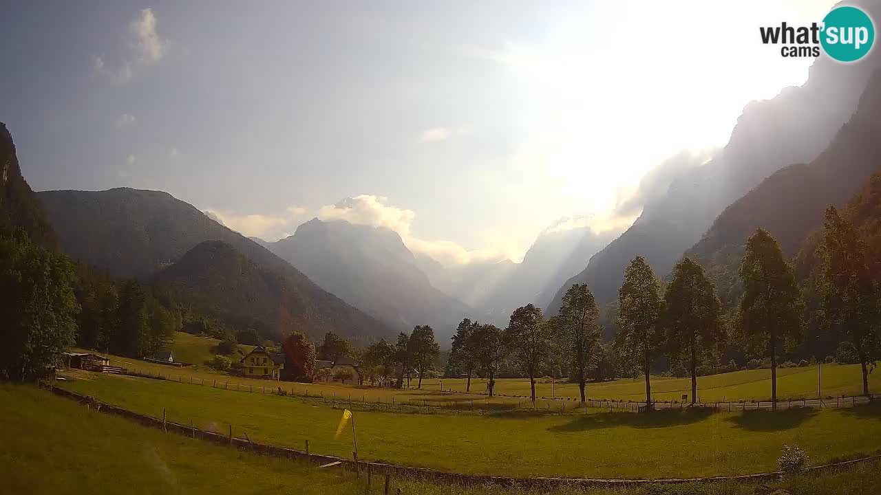 Cámara web en vivo Estación de esquí Log pod Mangartom – Bovec – Eslovenia