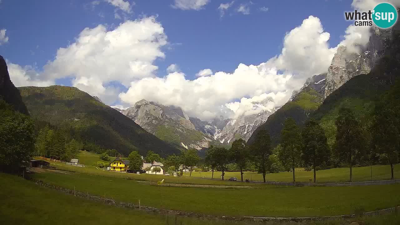 Cámara web en vivo Estación de esquí Log pod Mangartom – Bovec – Eslovenia