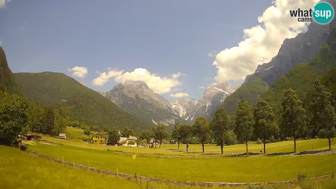 Cámara web en vivo Estación de esquí Log pod Mangartom – Bovec – Eslovenia