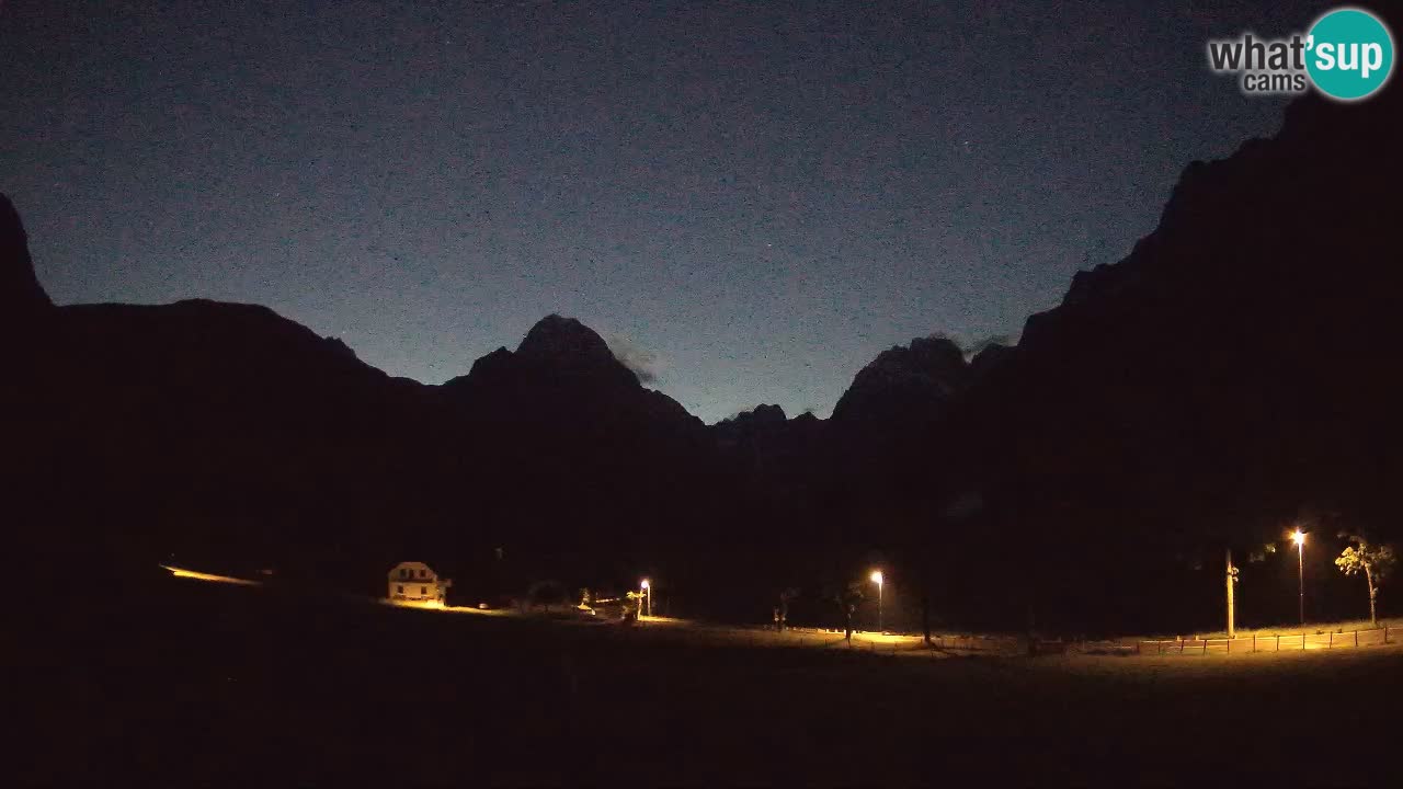 Spletna kamera Smučišče Log pod Mangartom – Bovec
