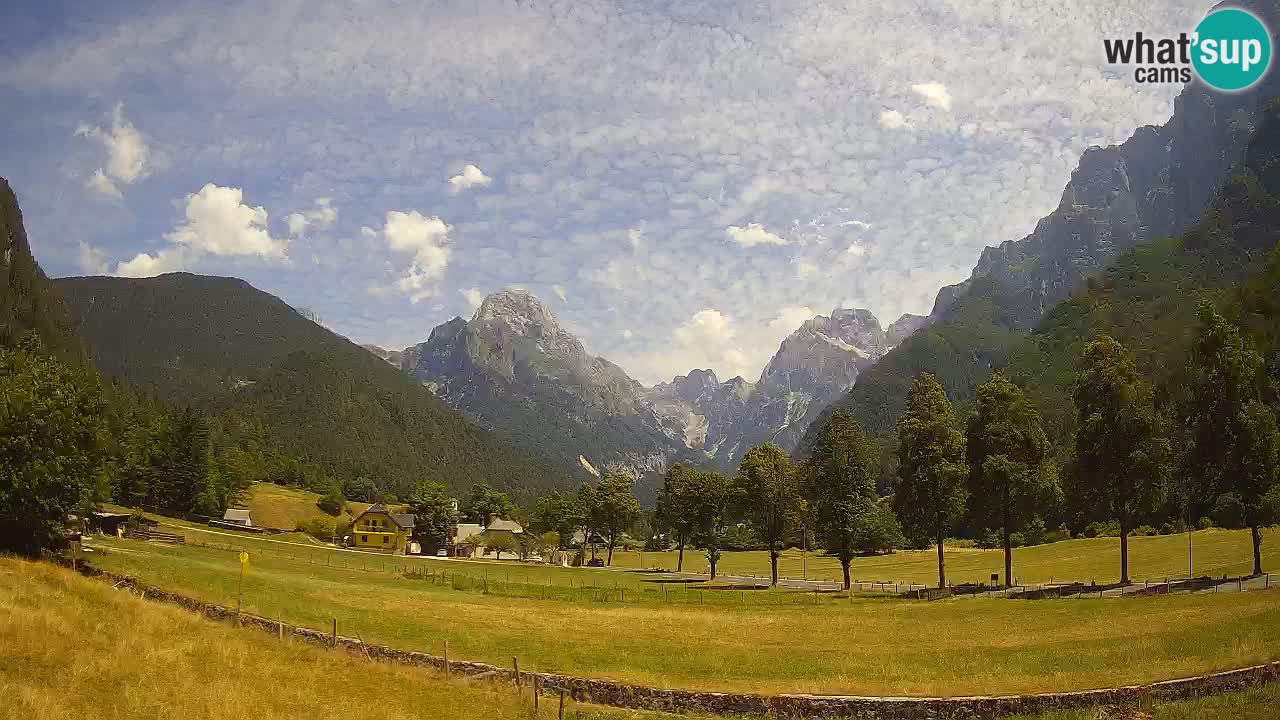 Cámara web en vivo Estación de esquí Log pod Mangartom – Bovec – Eslovenia