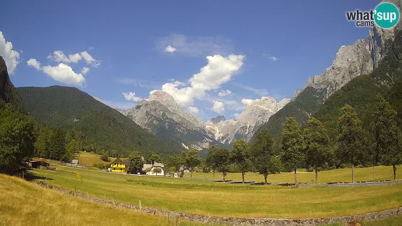 Cámara web en vivo Estación de esquí Log pod Mangartom – Bovec – Eslovenia