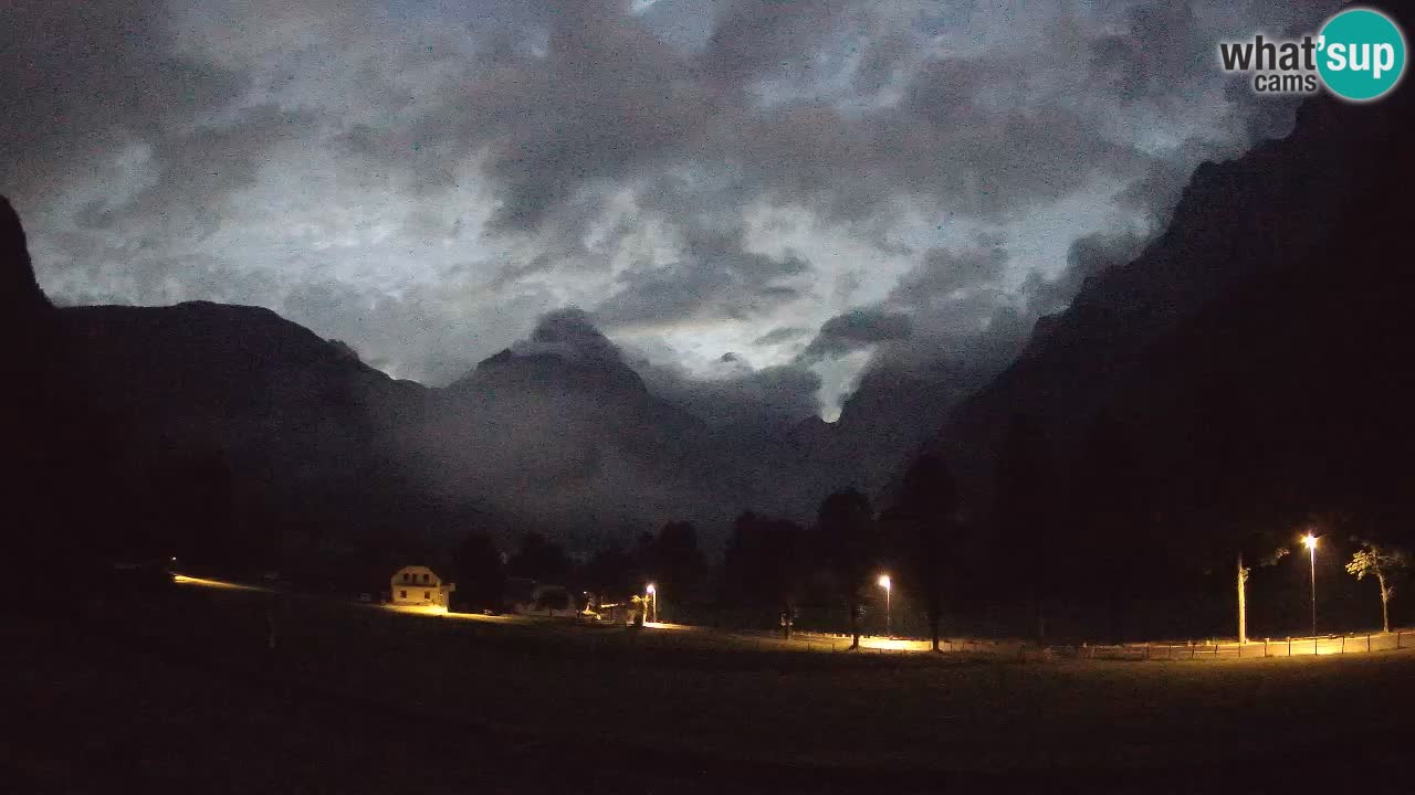 Spletna kamera Smučišče Log pod Mangartom – Bovec