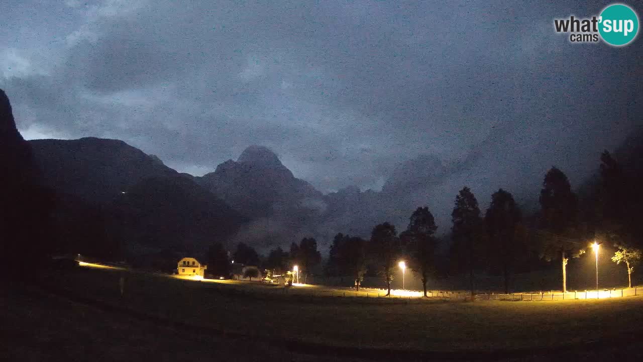 Spletna kamera Smučišče Log pod Mangartom – Bovec