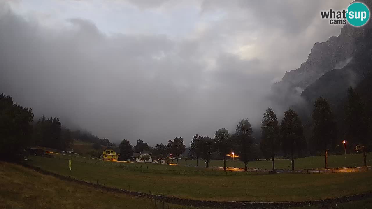 Cámara web en vivo Estación de esquí Log pod Mangartom – Bovec – Eslovenia
