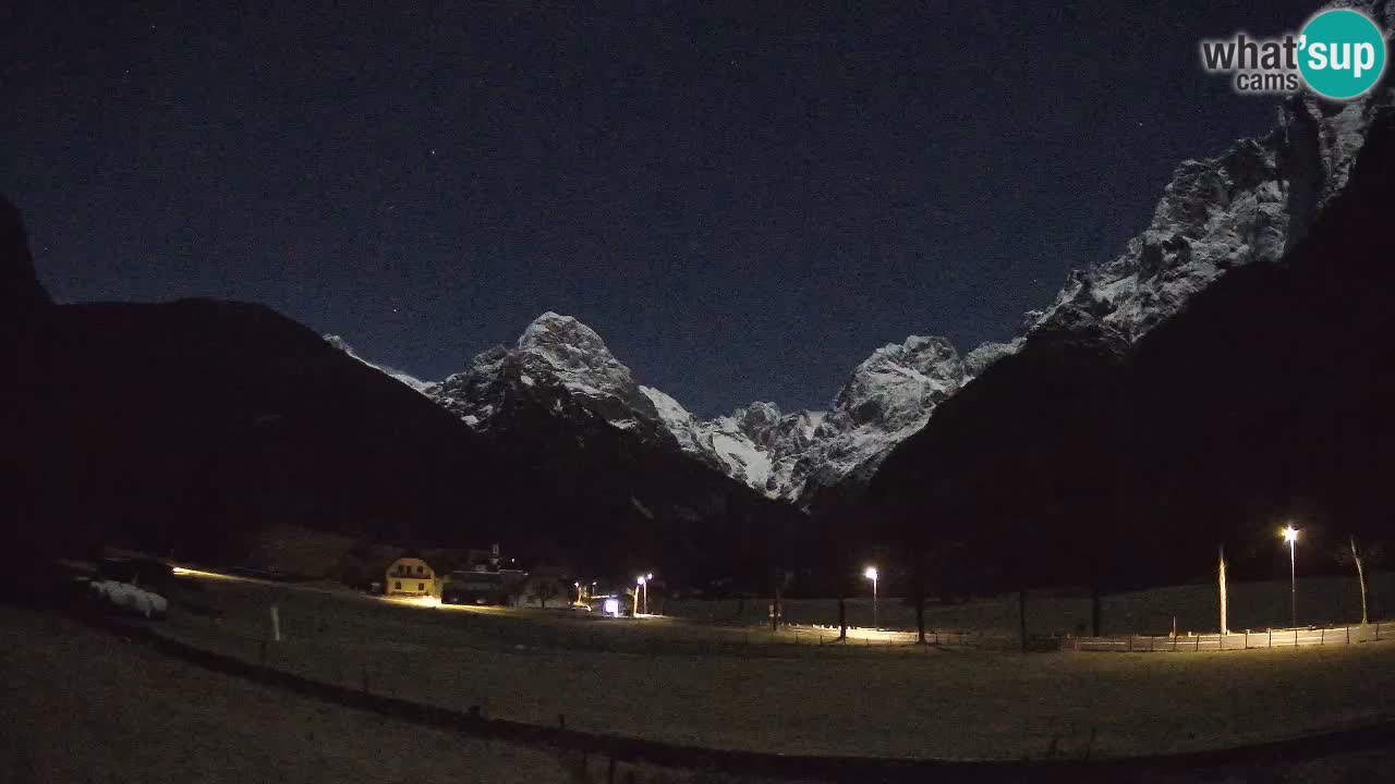 Cámara web en vivo Estación de esquí Log pod Mangartom – Bovec – Eslovenia