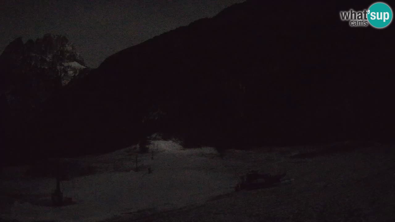 Cámara web en vivo Estación de esquí Log pod Mangartom – Bovec – Eslovenia
