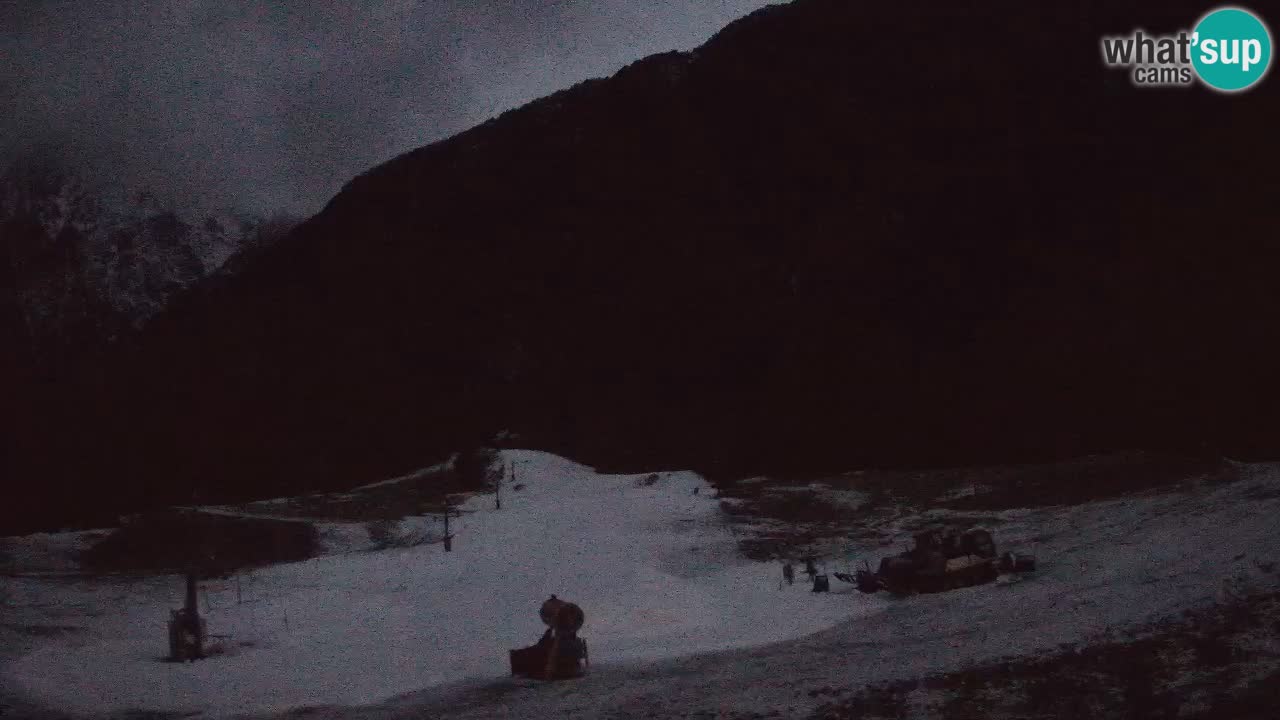 Cámara web en vivo Estación de esquí Log pod Mangartom – Bovec – Eslovenia