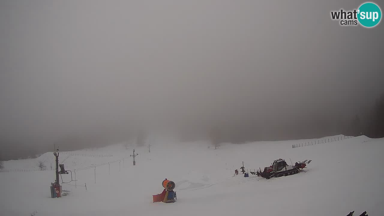 Spletna kamera Smučišče Log pod Mangartom – Bovec