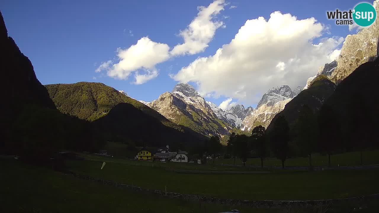 Cámara web en vivo Estación de esquí Log pod Mangartom – Bovec – Eslovenia