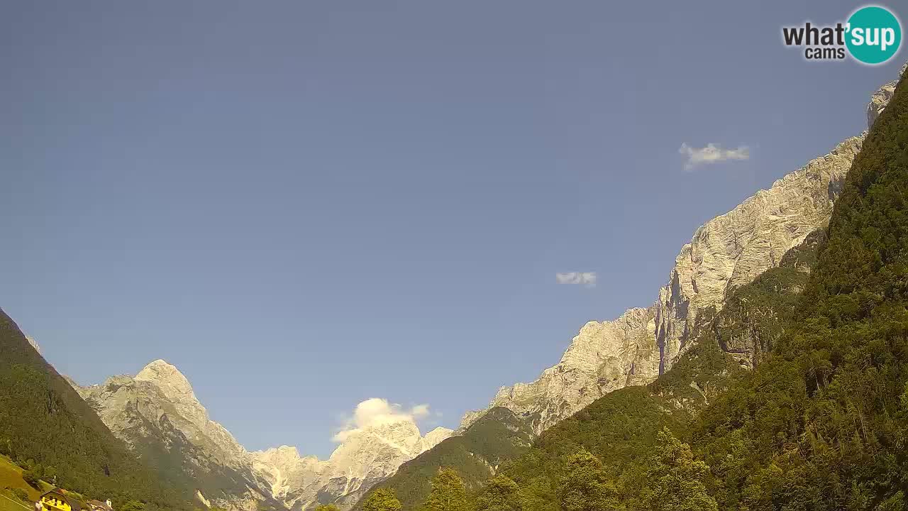 Cámara web en vivo Estación de esquí Log pod Mangartom – Bovec – Eslovenia