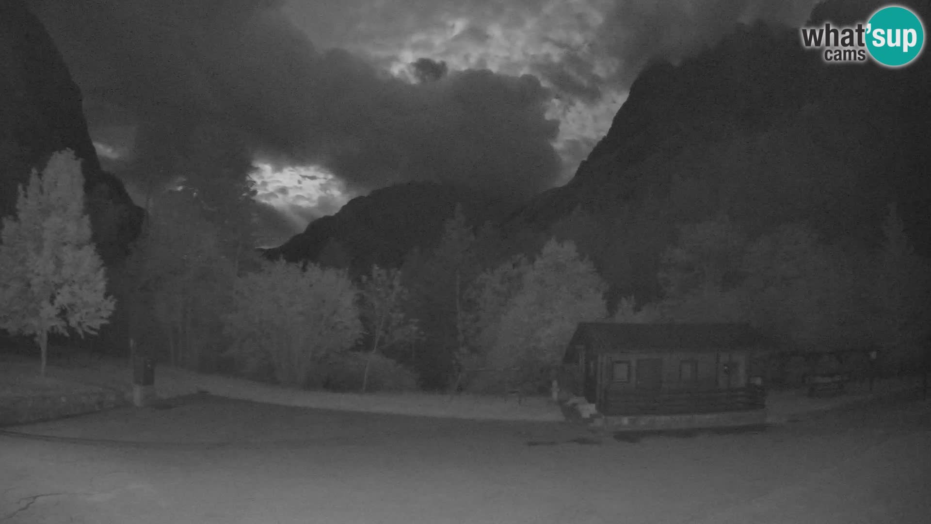 Cámara web Log pod Mangartom – Vista a Jerebica y Rombon – Bovec – Eslovenia