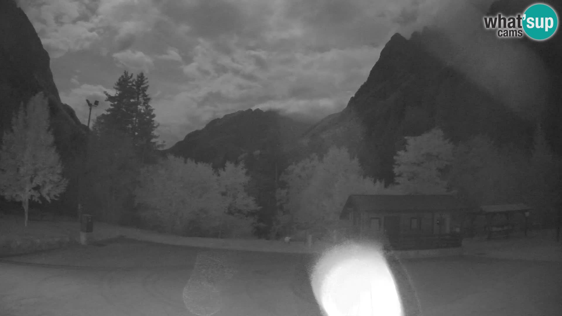 Log pod Mangartom webcam – Vue sur Jerebica et Rombon – Bovec – Slovénie