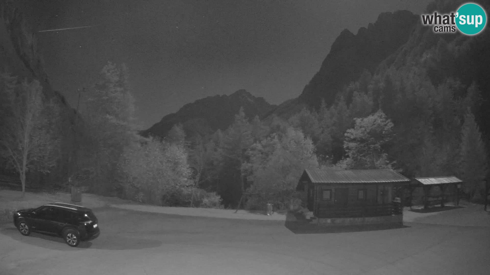 Log pod Mangartom Webcam – Blick auf Jerebica und Rombon – Bovec – Slowenien