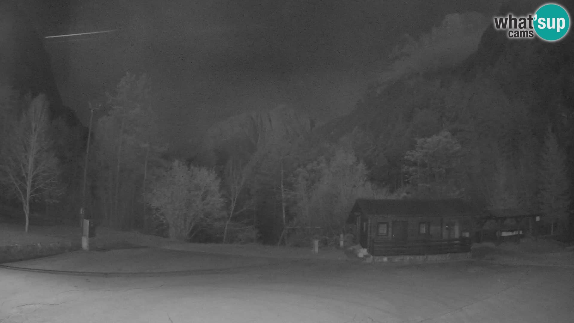 Log pod Mangartom webcam – Vue sur Jerebica et Rombon – Bovec – Slovénie