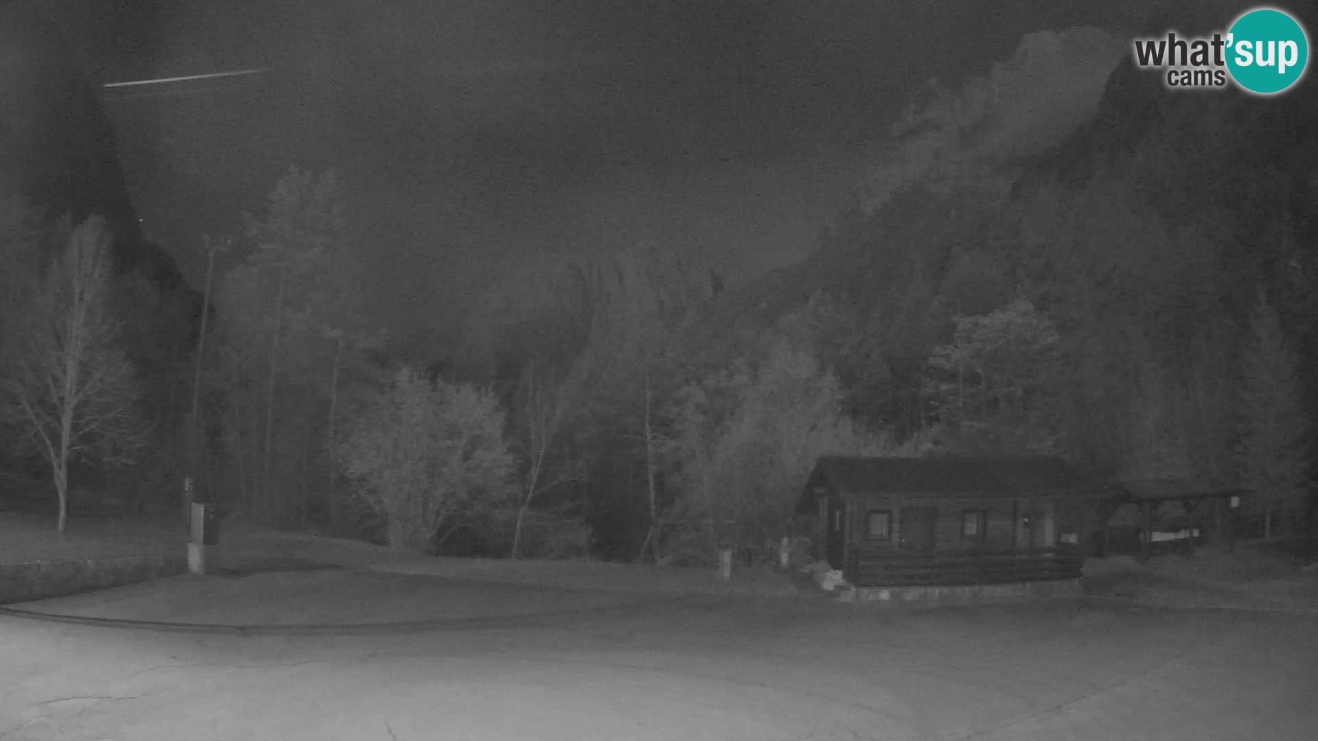 Log pod Mangartom webcam – Vue sur Jerebica et Rombon – Bovec – Slovénie