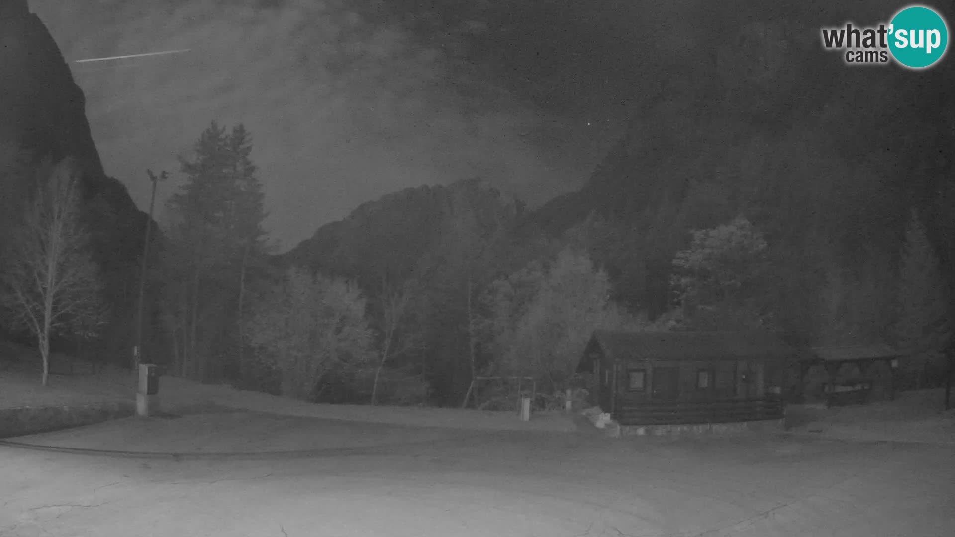 Log pod Mangartom webcam – View to Jerebica and Rombon – Bovec – Slovenia