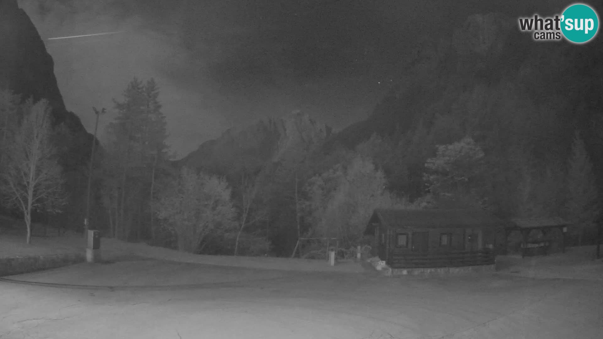 Log pod Mangartom webcam – Vue sur Jerebica et Rombon – Bovec – Slovénie