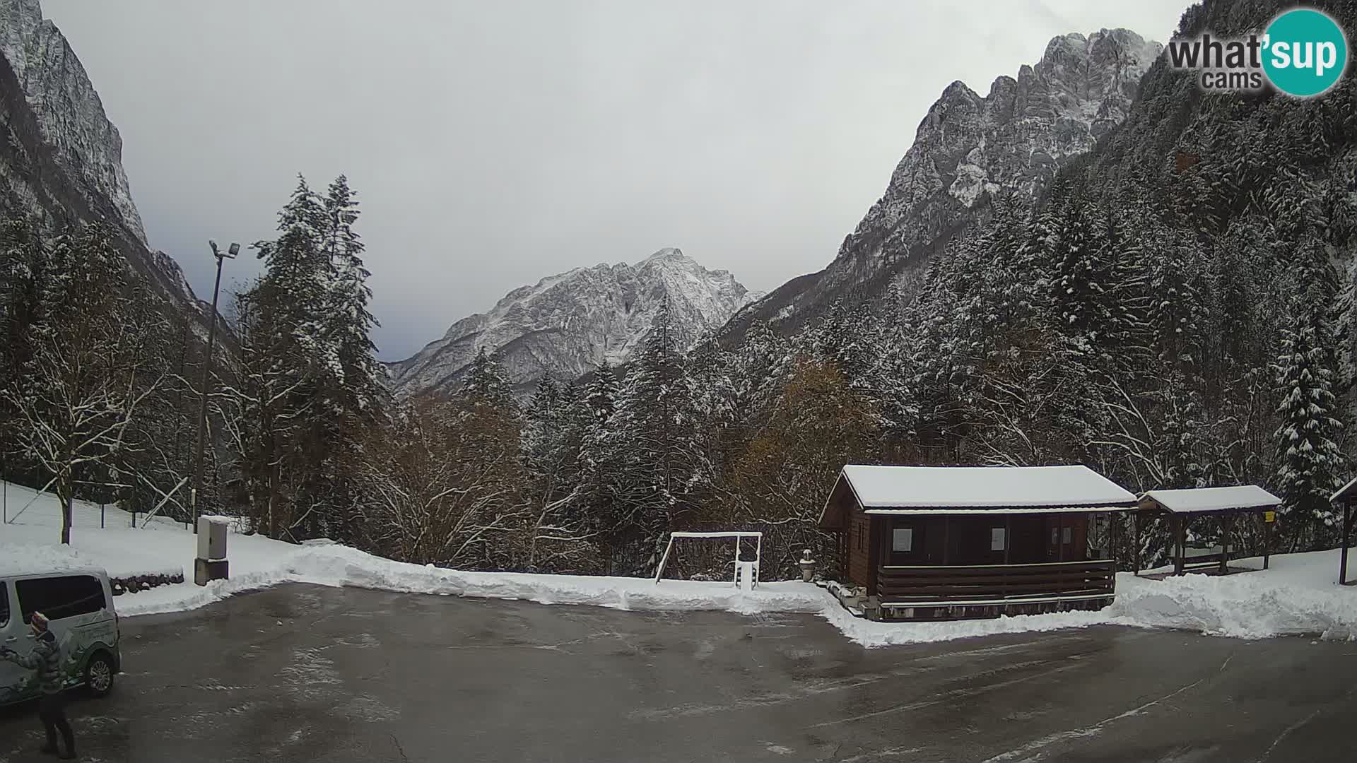 Cámara web Log pod Mangartom – Vista a Jerebica y Rombon – Bovec – Eslovenia