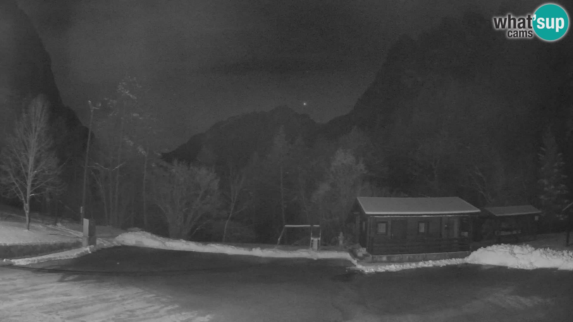 Log pod Mangartom Webcam – Blick auf Jerebica und Rombon – Bovec – Slowenien