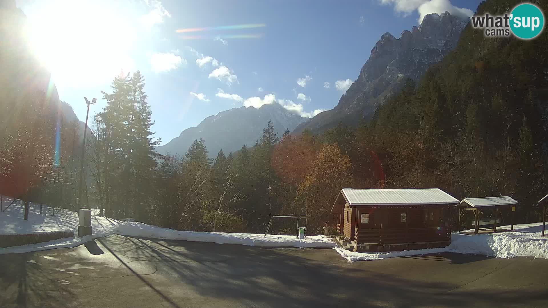 Cámara web Log pod Mangartom – Vista a Jerebica y Rombon – Bovec – Eslovenia