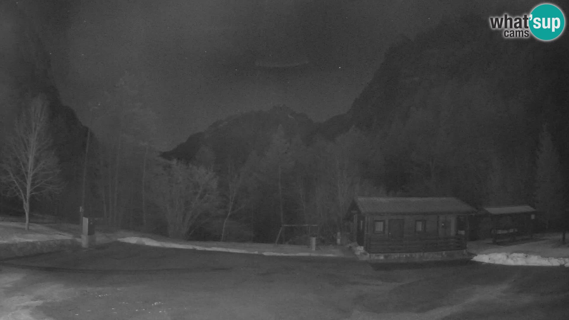 Log pod Mangartom webcam – View to Jerebica and Rombon – Bovec – Slovenia