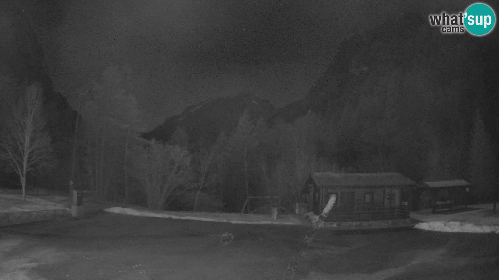 Log pod Mangartom Webcam – Blick auf Jerebica und Rombon – Bovec – Slowenien