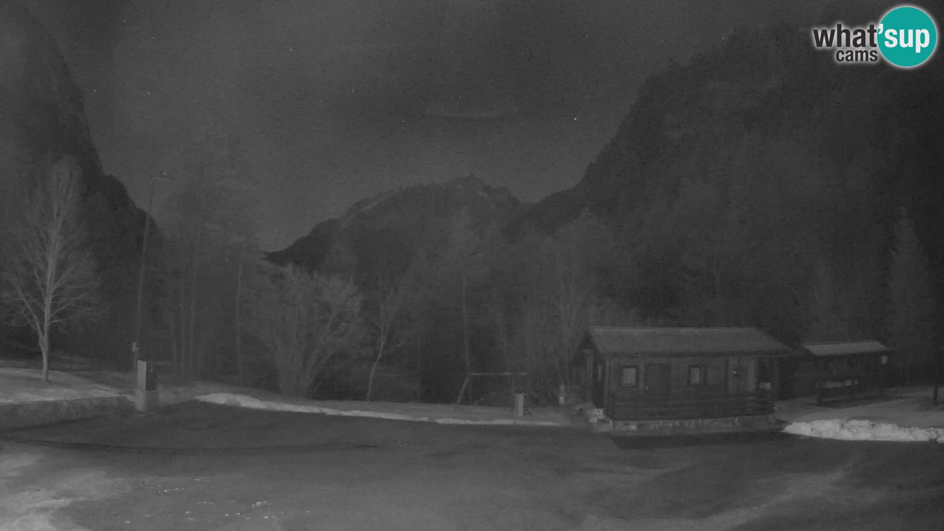 Log pod Mangartom webcam – Vue sur Jerebica et Rombon – Bovec – Slovénie