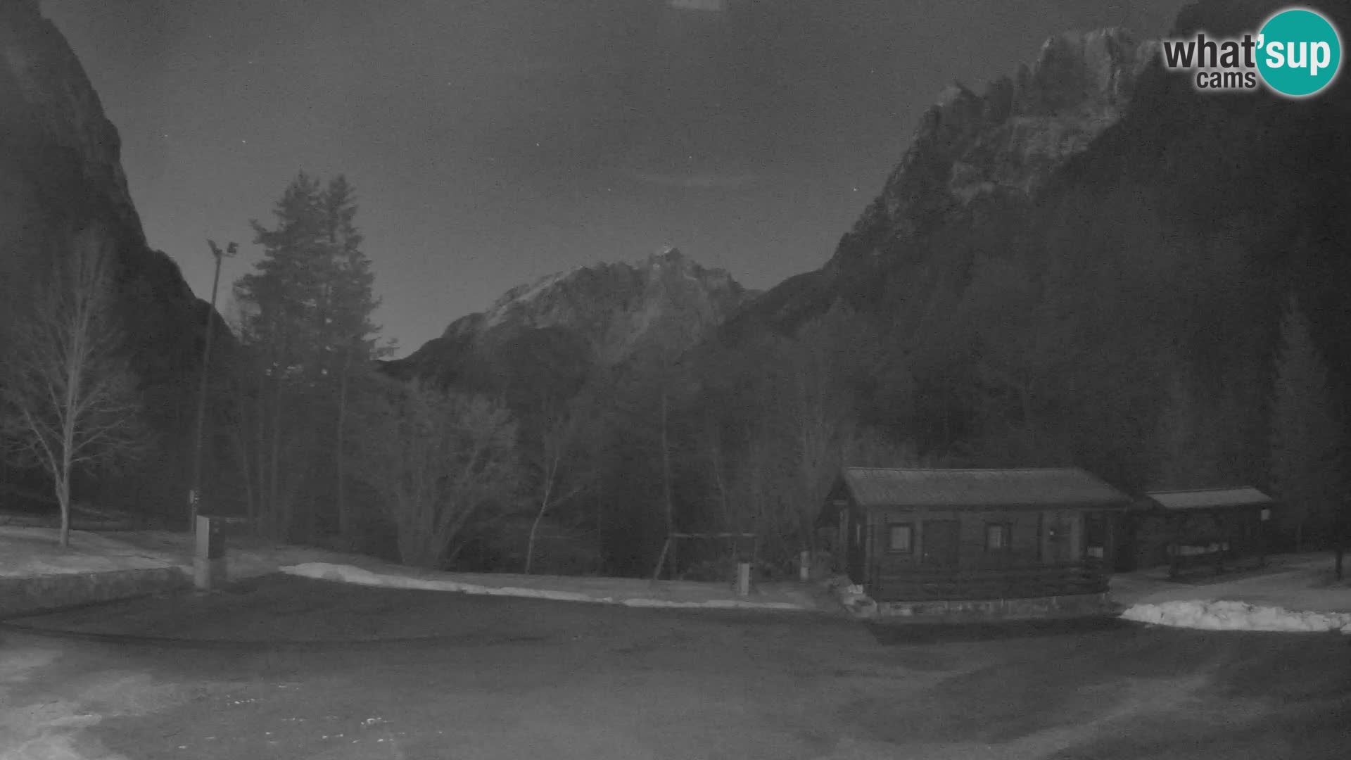 Log pod Mangartom Webcam – Blick auf Jerebica und Rombon – Bovec – Slowenien