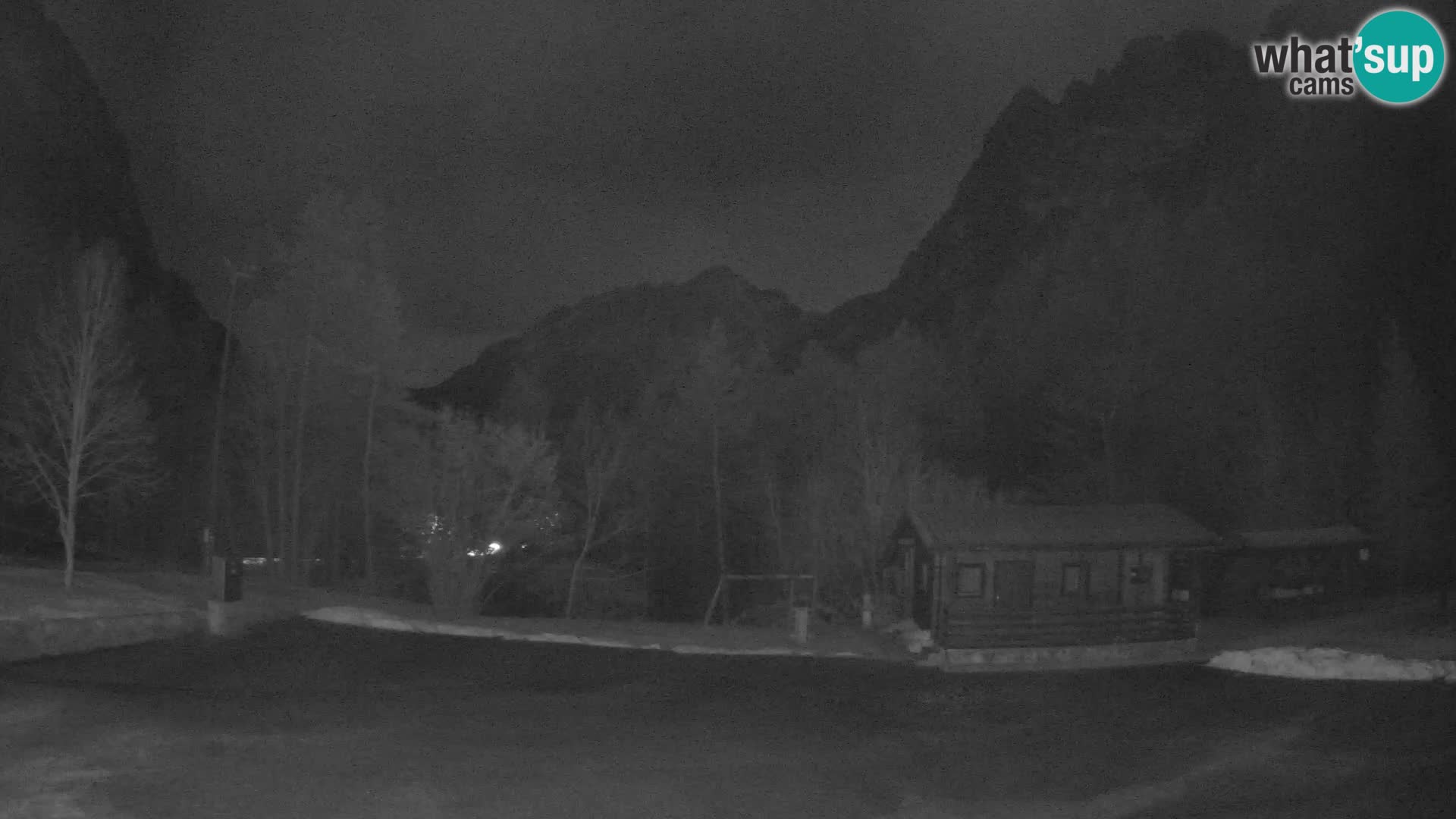 Log pod Mangartom webcam – View to Jerebica and Rombon – Bovec – Slovenia