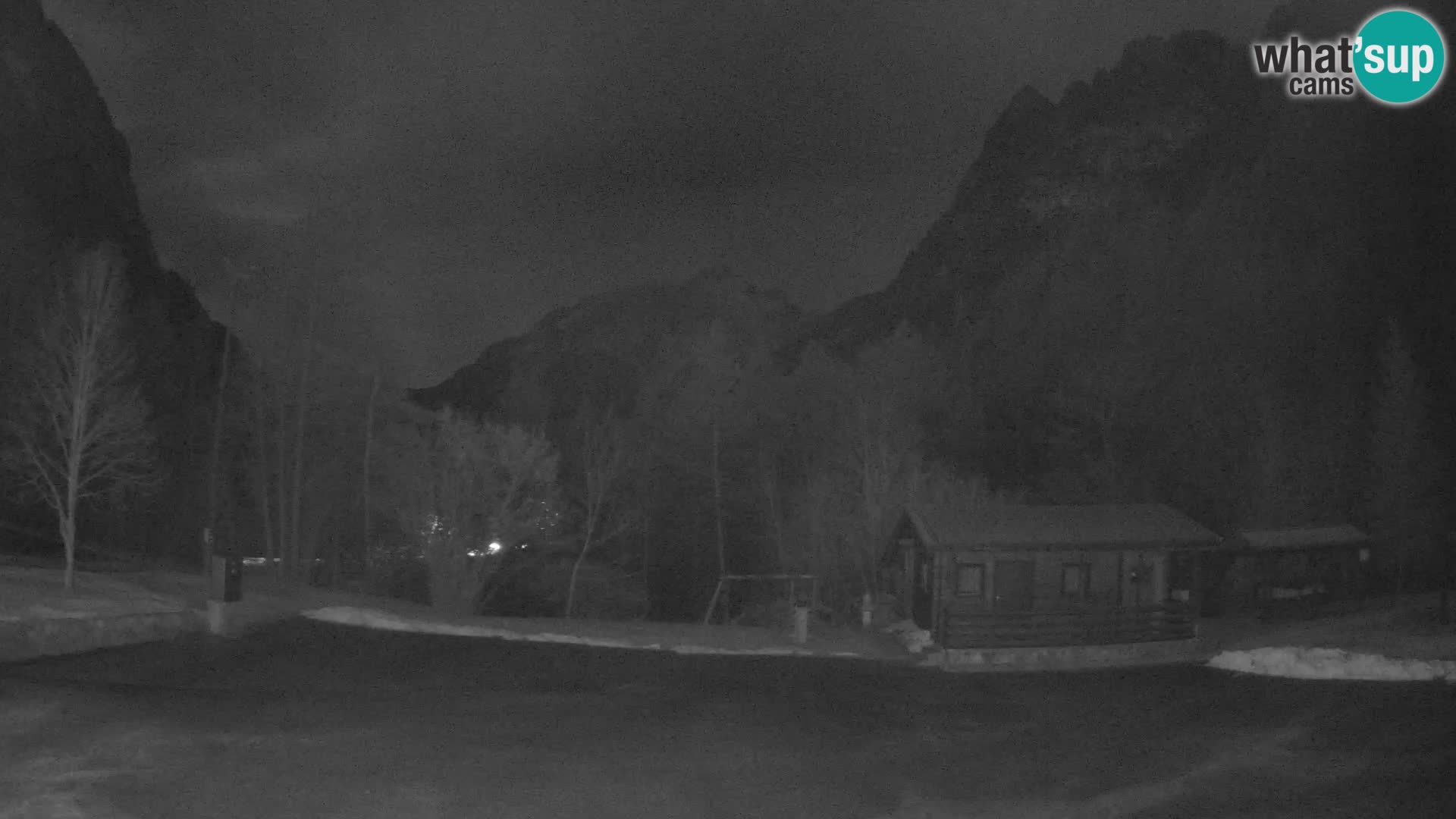 Log pod Mangartom webcam – View to Jerebica and Rombon – Bovec – Slovenia