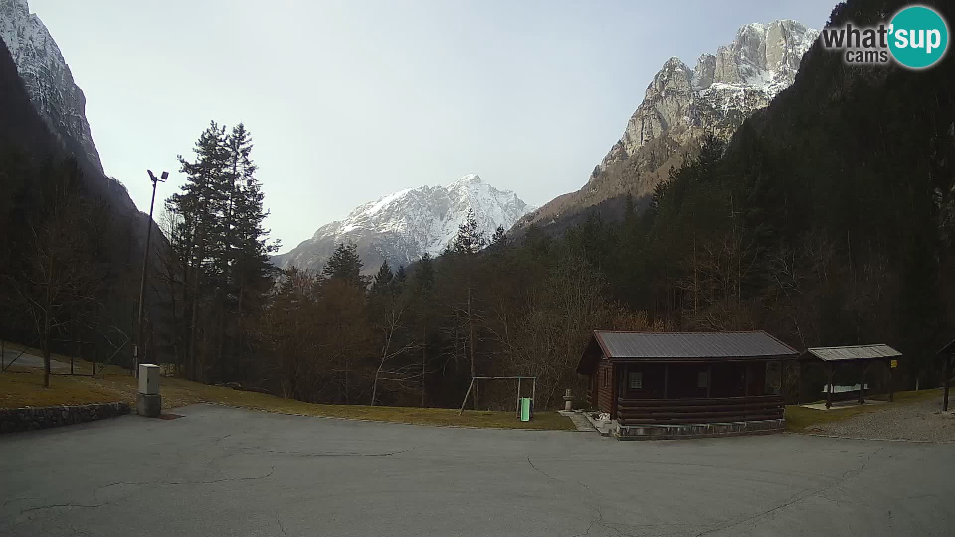 Cámara web Log pod Mangartom – Vista a Jerebica y Rombon – Bovec – Eslovenia