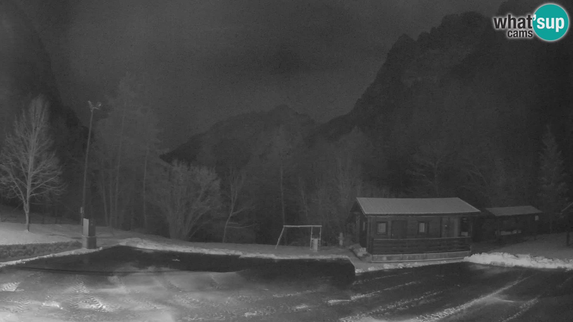 Log pod Mangartom webcam – Vue sur Jerebica et Rombon – Bovec – Slovénie