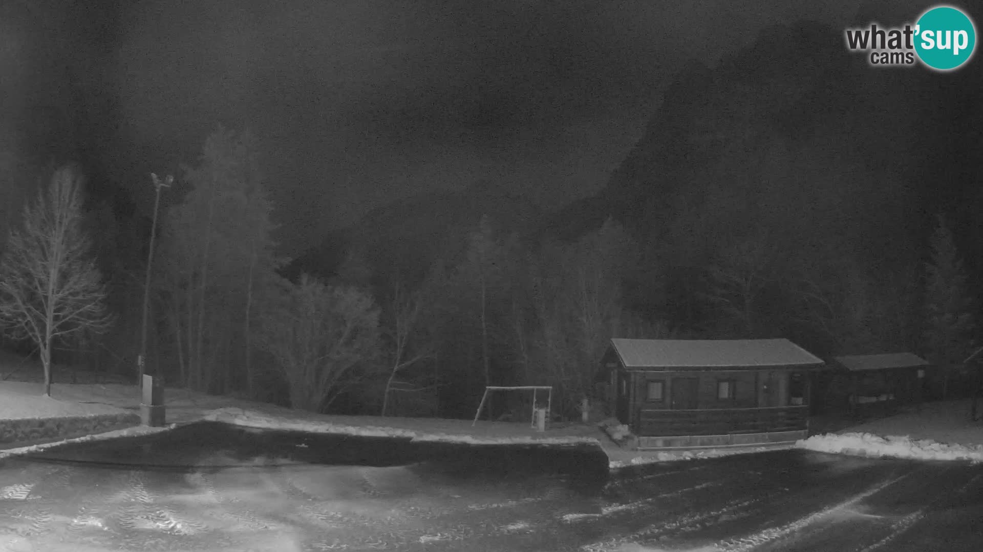 Log pod Mangartom webcam – View to Jerebica and Rombon – Bovec – Slovenia