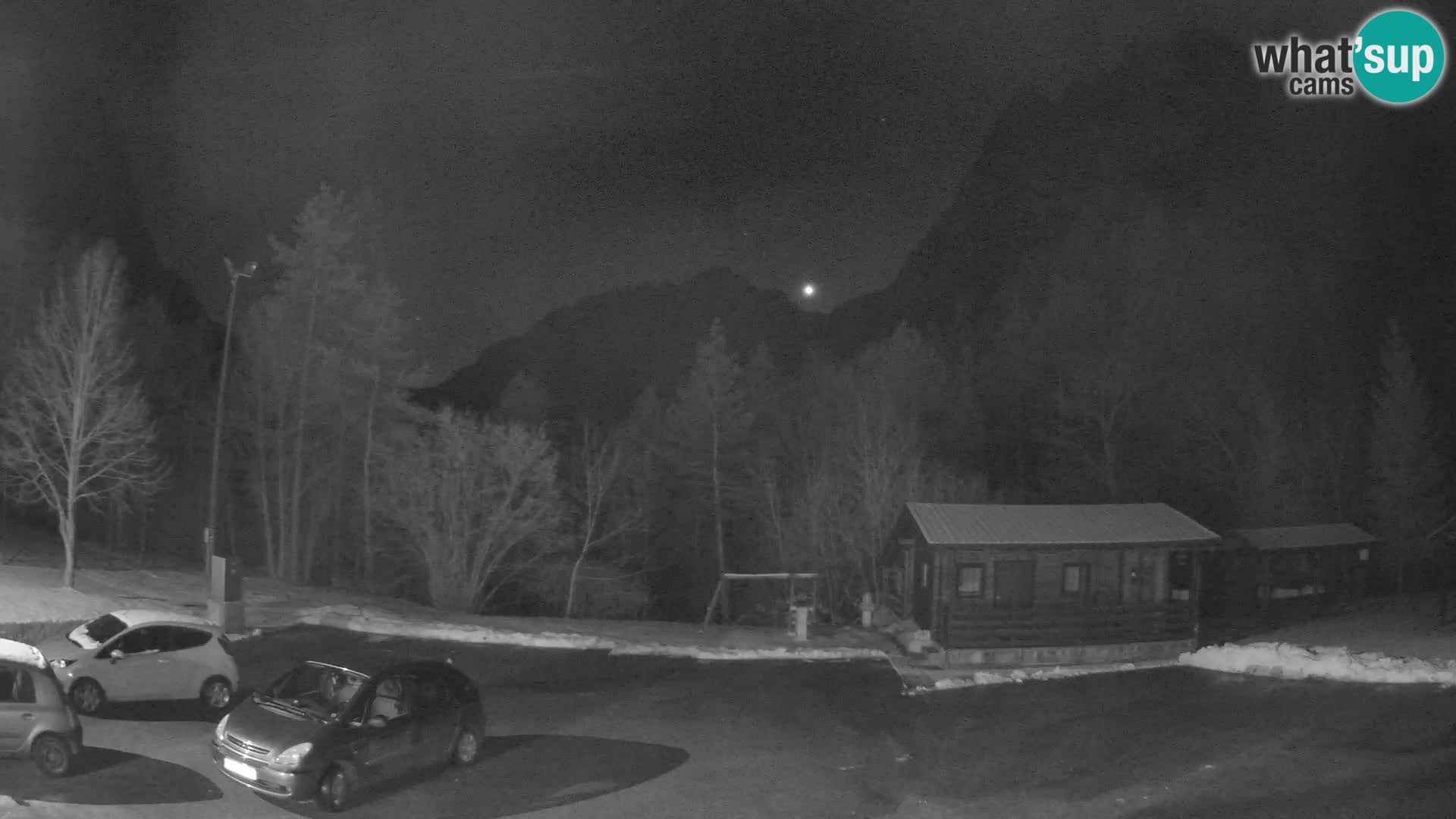 Log pod Mangartom webcam – Vue sur Jerebica et Rombon – Bovec – Slovénie